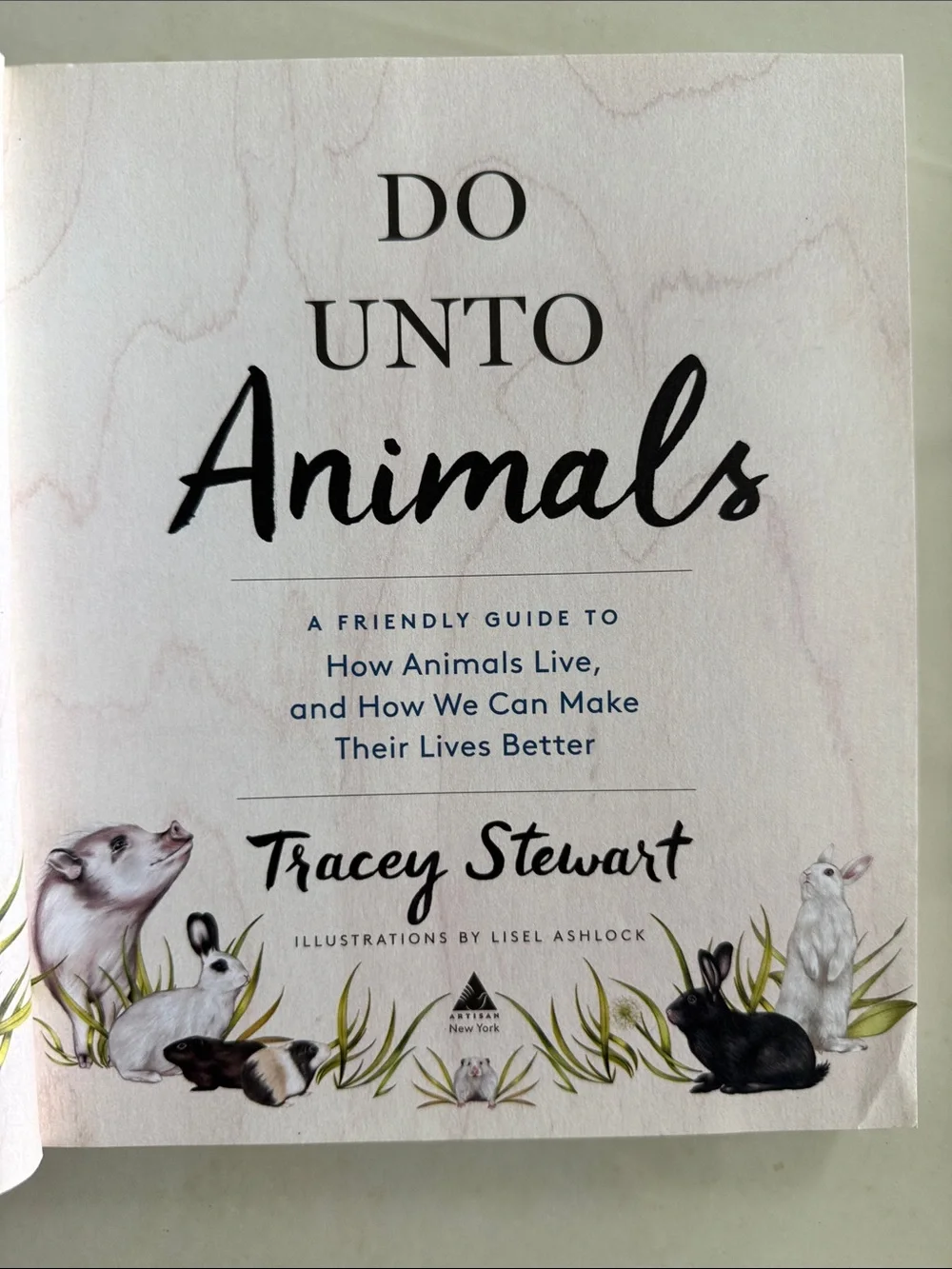Autograph Book ‘Do Unto Animals’ by Tracey Stewart - Jon Stewart Wife